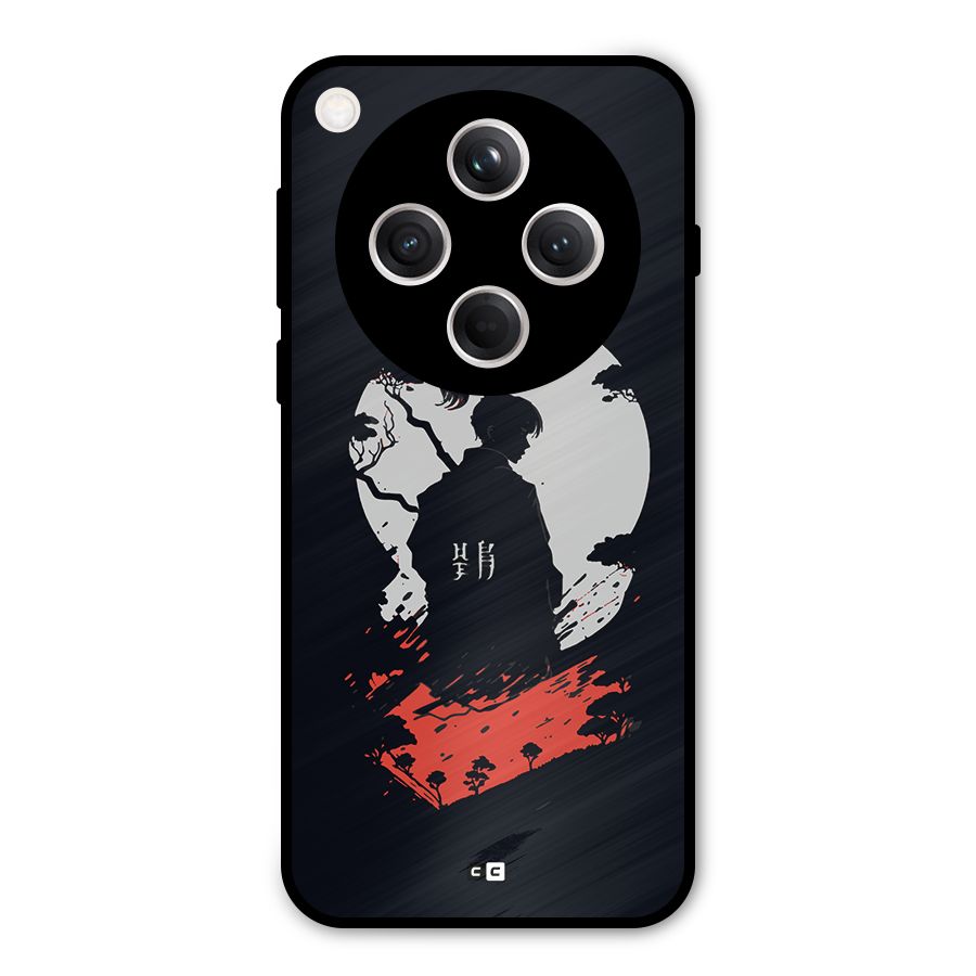 Japanese Warrior Metal Back Case for Oppo Find X8