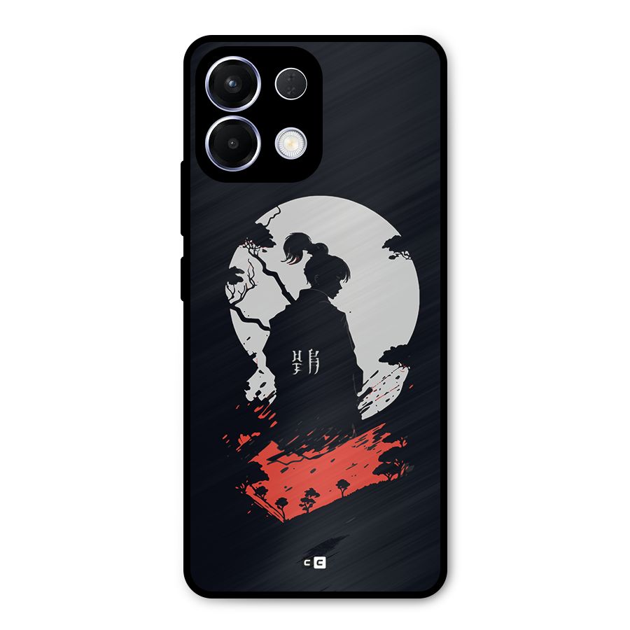 Japanese Warrior Metal Back Case for Oppo K13