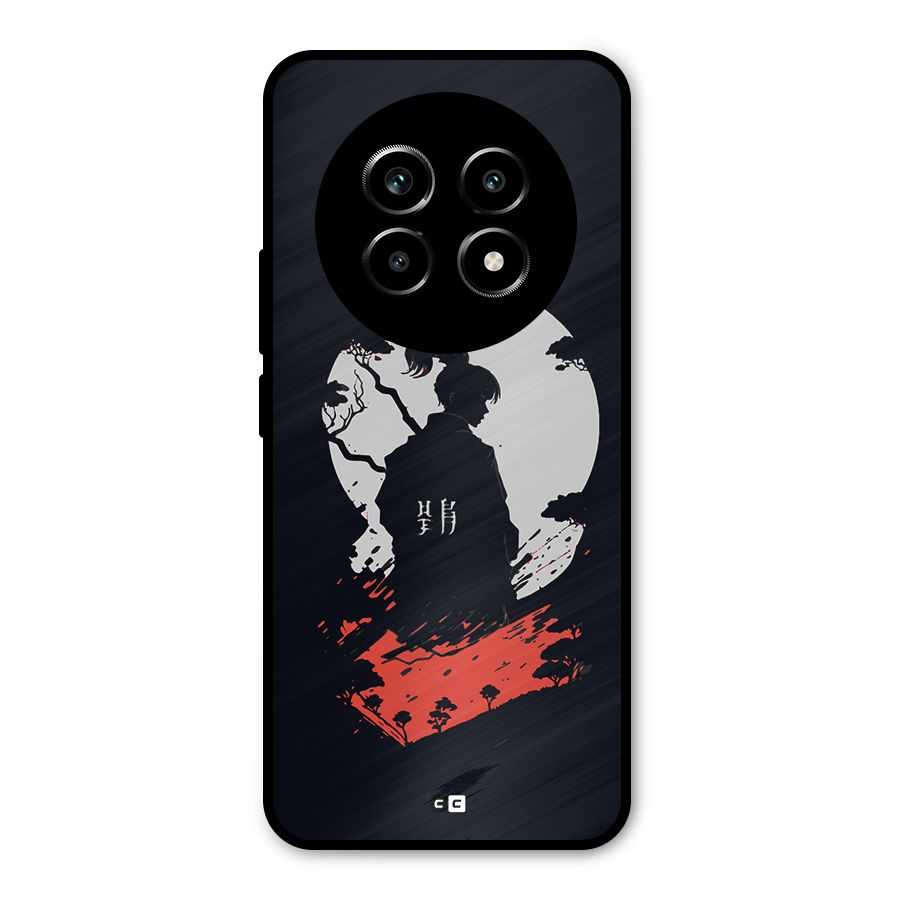 Japanese Warrior Metal Back Case for Realme 13 Pro