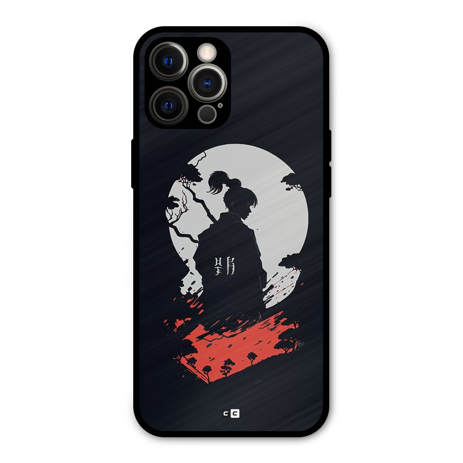 Japanese Warrior Metal Back Case for iPhone 12 Pro Max