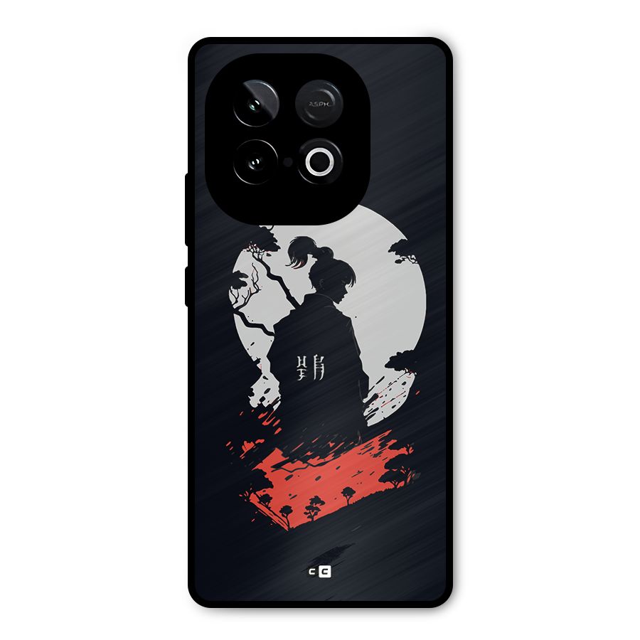 Japanese Warrior Metal Back Case for iQOO Neo 10