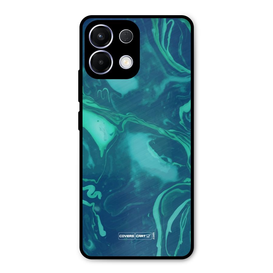 Jazzy Green Marble Texture Metal Back Case for Oppo K13