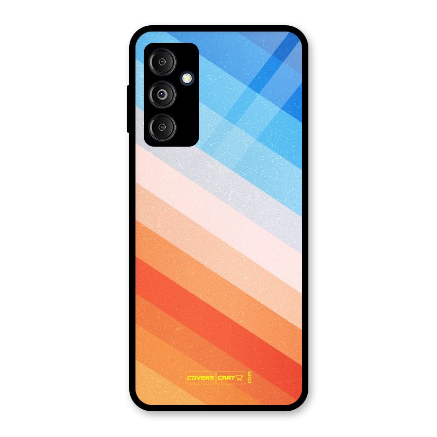Jazzy Pattern Glass Back Case for Galaxy M14 5G