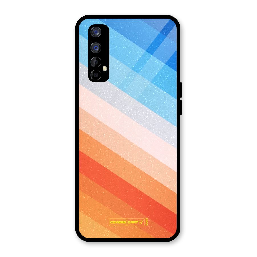 Jazzy Pattern Glass Back Case for Realme 7