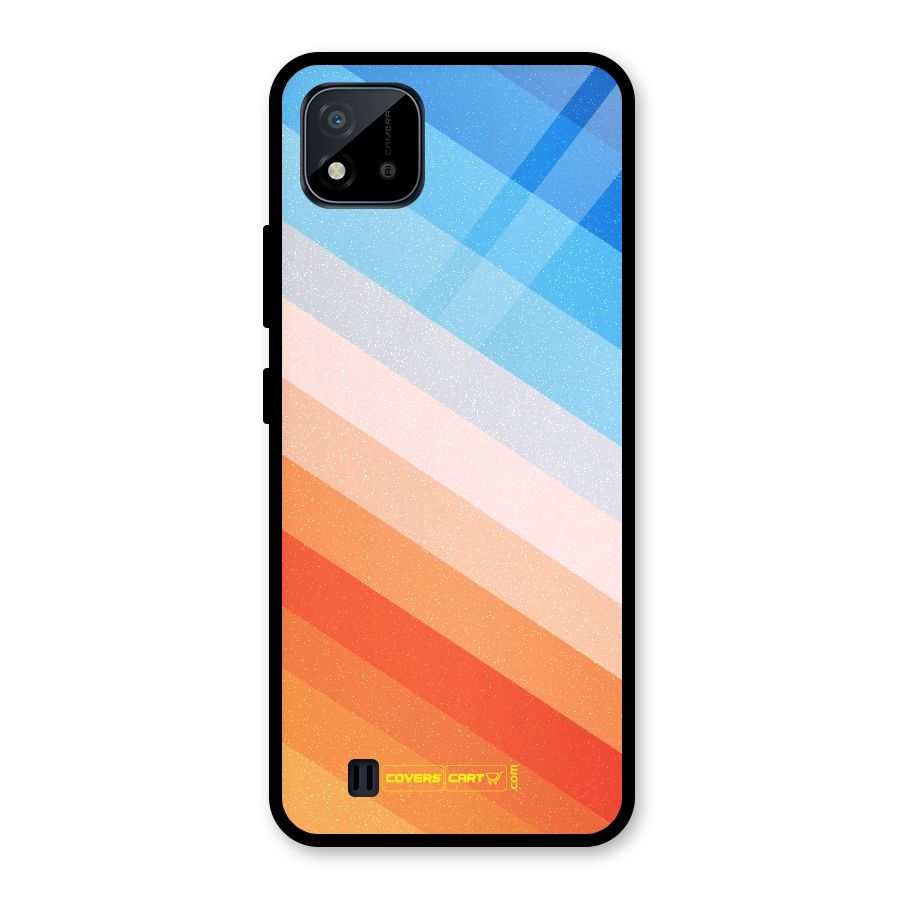 Jazzy Pattern Glass Back Case for Realme C11 2021