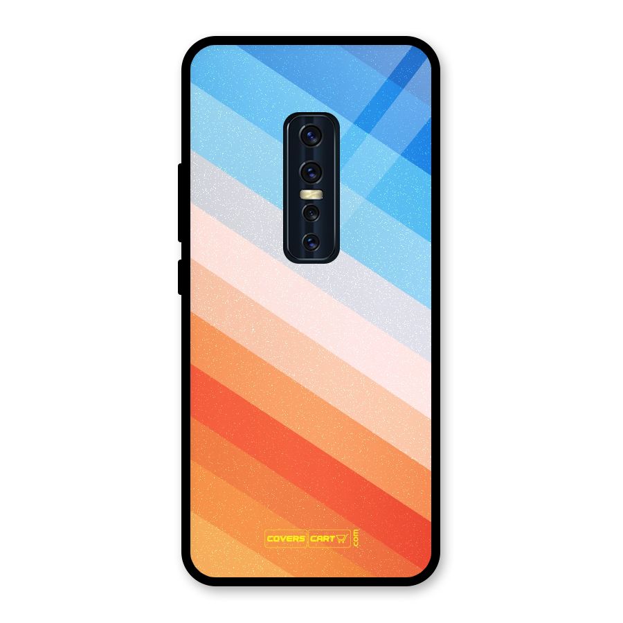 Jazzy Pattern Glass Back Case for Vivo V17 Pro