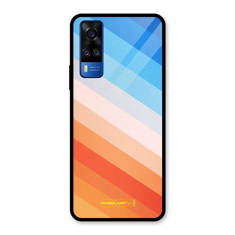 Jazzy Pattern Glass Back Case for Vivo Y31