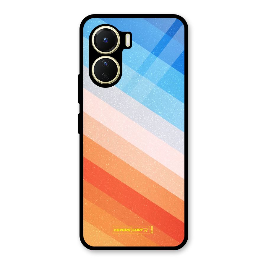 Jazzy Pattern Glass Back Case for Vivo Y56