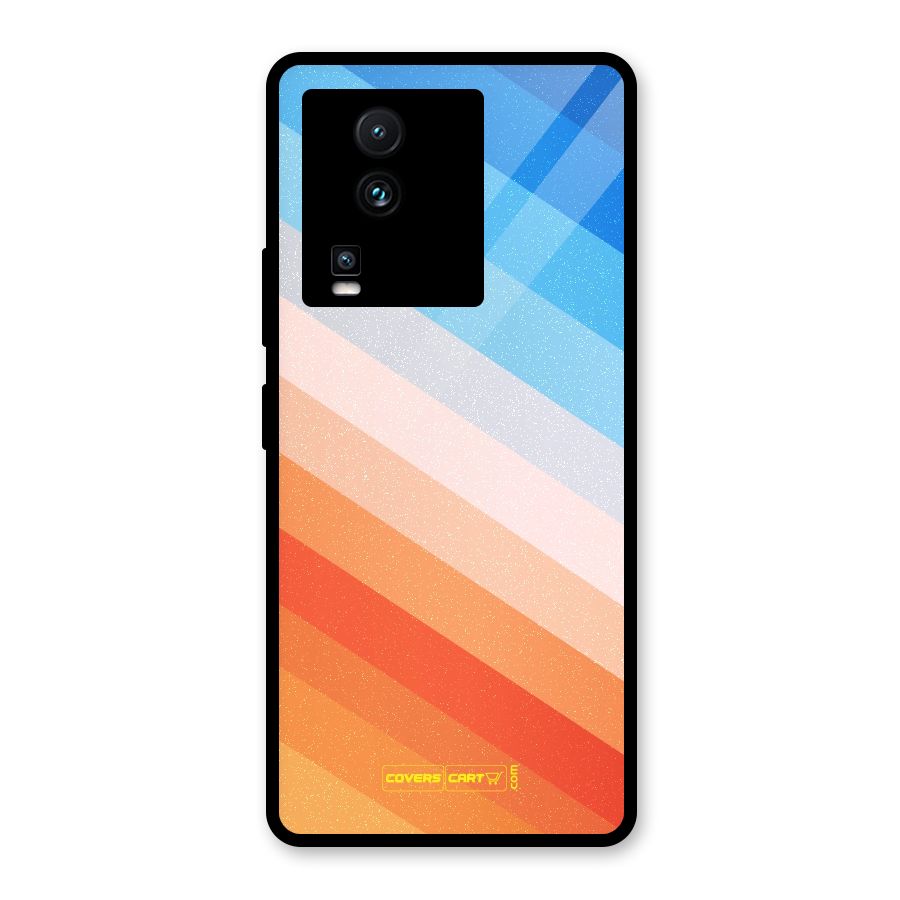 Jazzy Pattern Glass Back Case for Vivo iQOO Neo 7 Pro