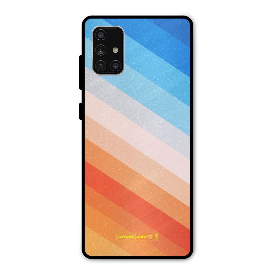 Jazzy Pattern Metal Back Case for Galaxy A71