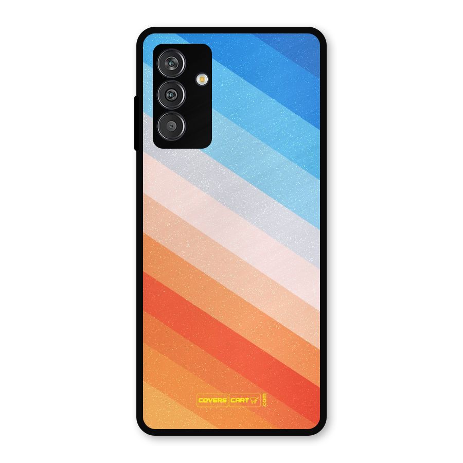 Jazzy Pattern Metal Back Case for Galaxy F13