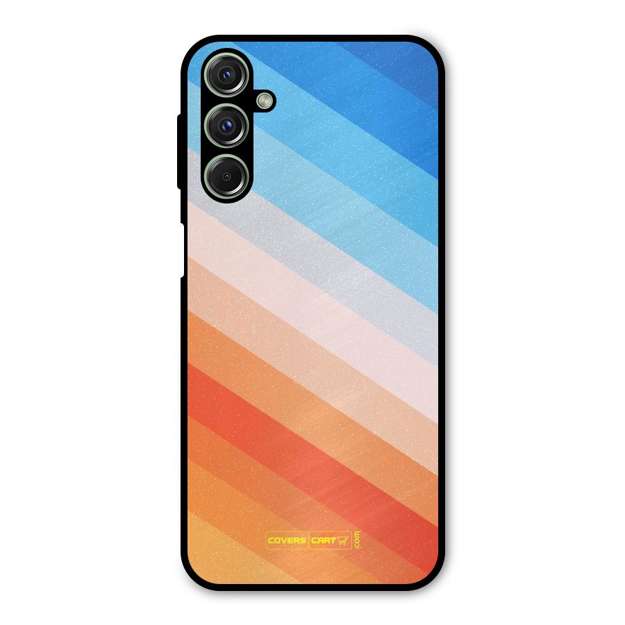 Jazzy Pattern Metal Back Case for Galaxy F34