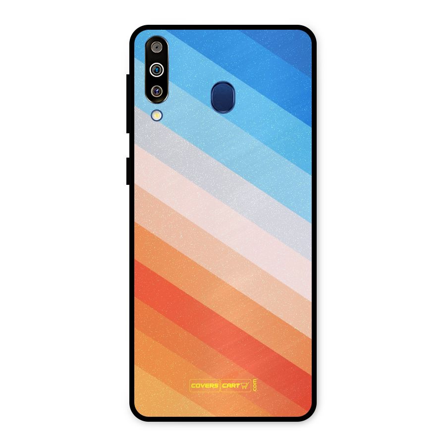 Jazzy Pattern Metal Back Case for Galaxy M30
