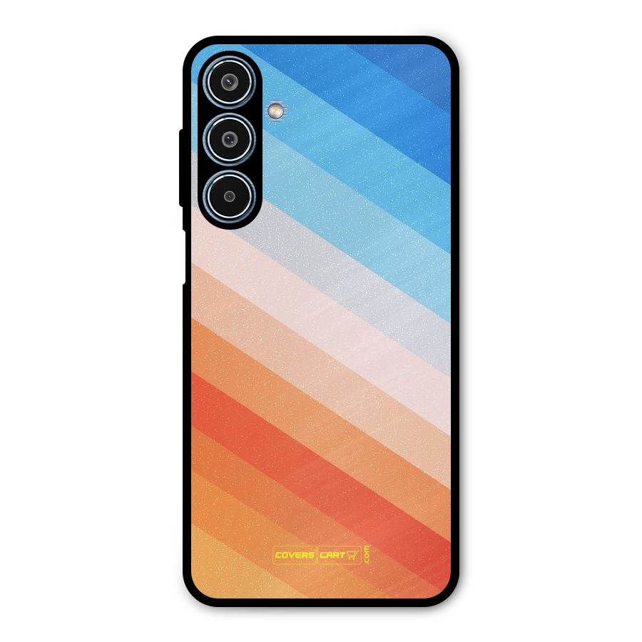 Jazzy Pattern Metal Back Case for Galaxy M35
