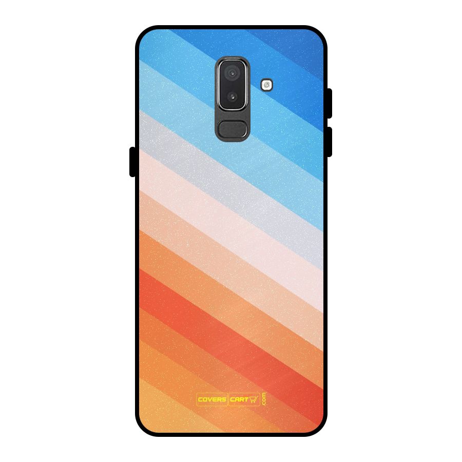 Jazzy Pattern Metal Back Case for Galaxy On8 (2018)