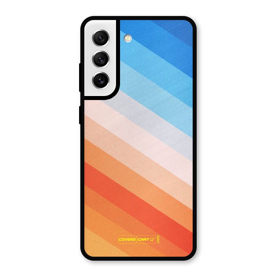 Jazzy Pattern Metal Back Case for Galaxy S21 FE 5G