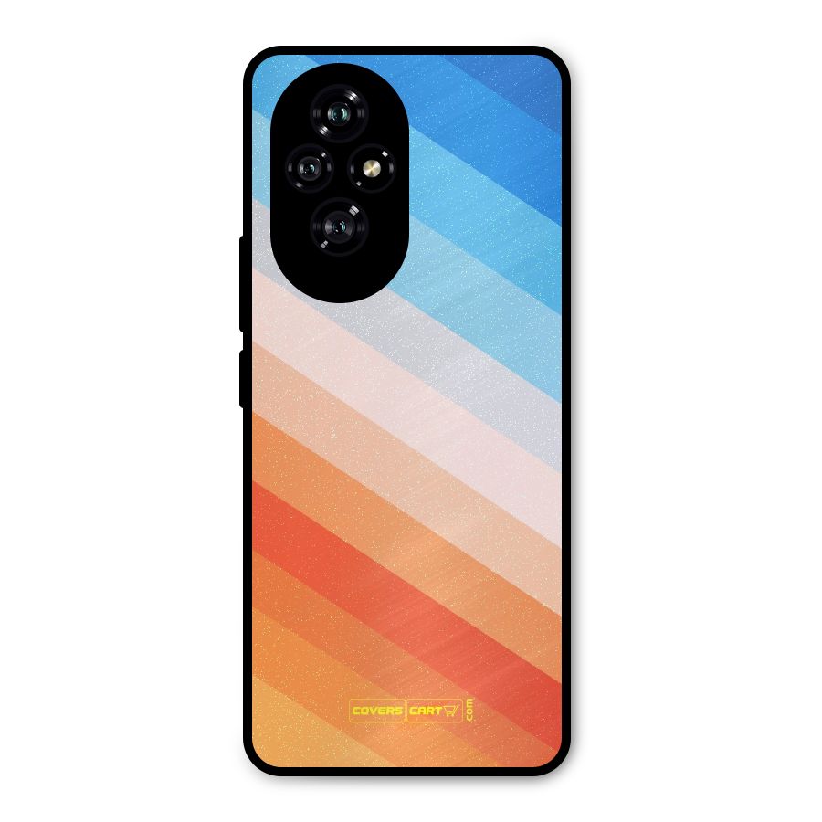 Jazzy Pattern Metal Back Case for Honor 200