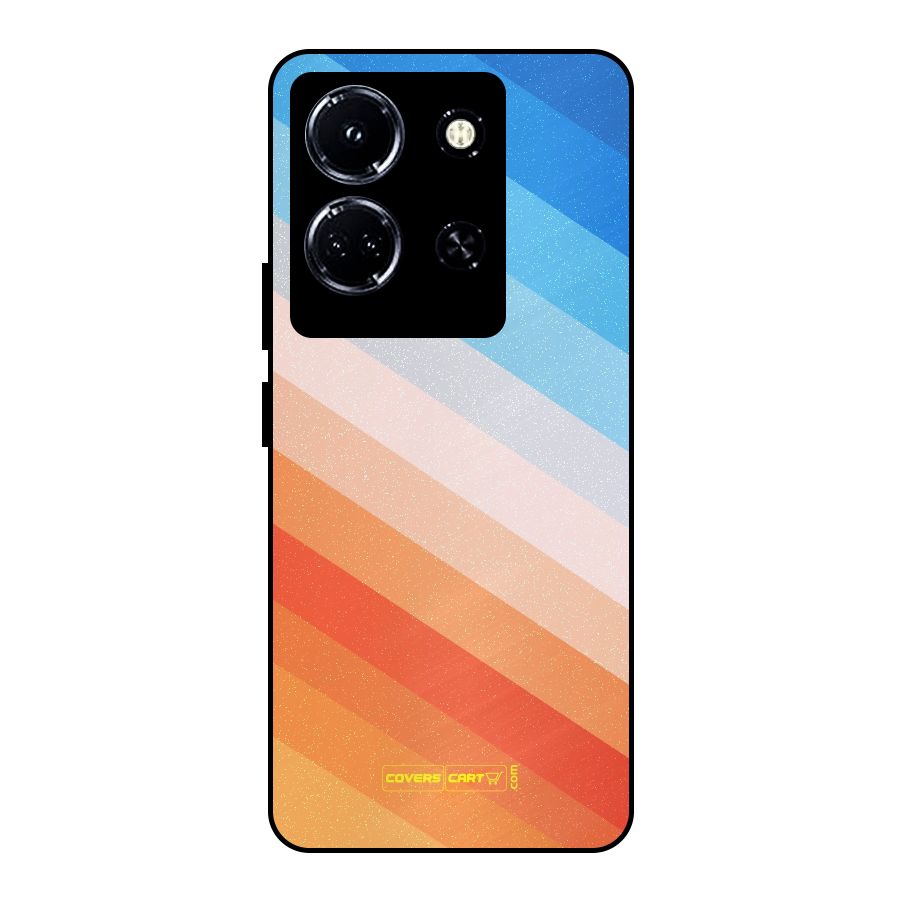 Jazzy Pattern Metal Back Case for Infinix Note 30 5G