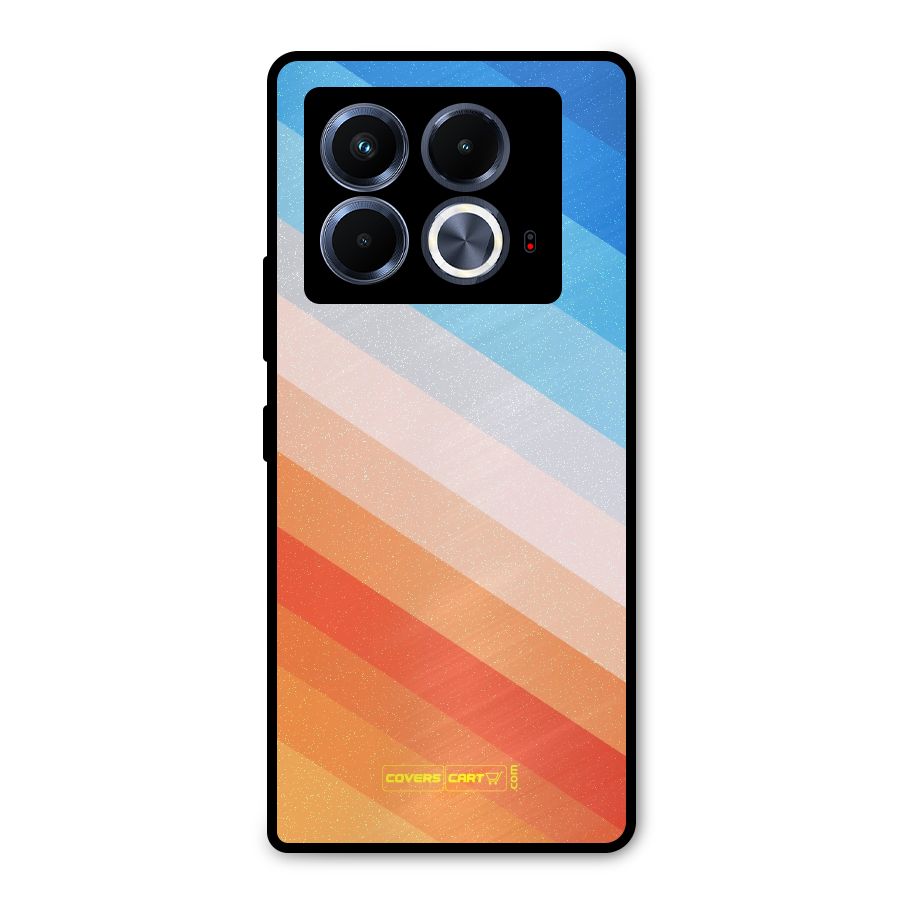 Jazzy Pattern Metal Back Case for Infinix Note 40 5G