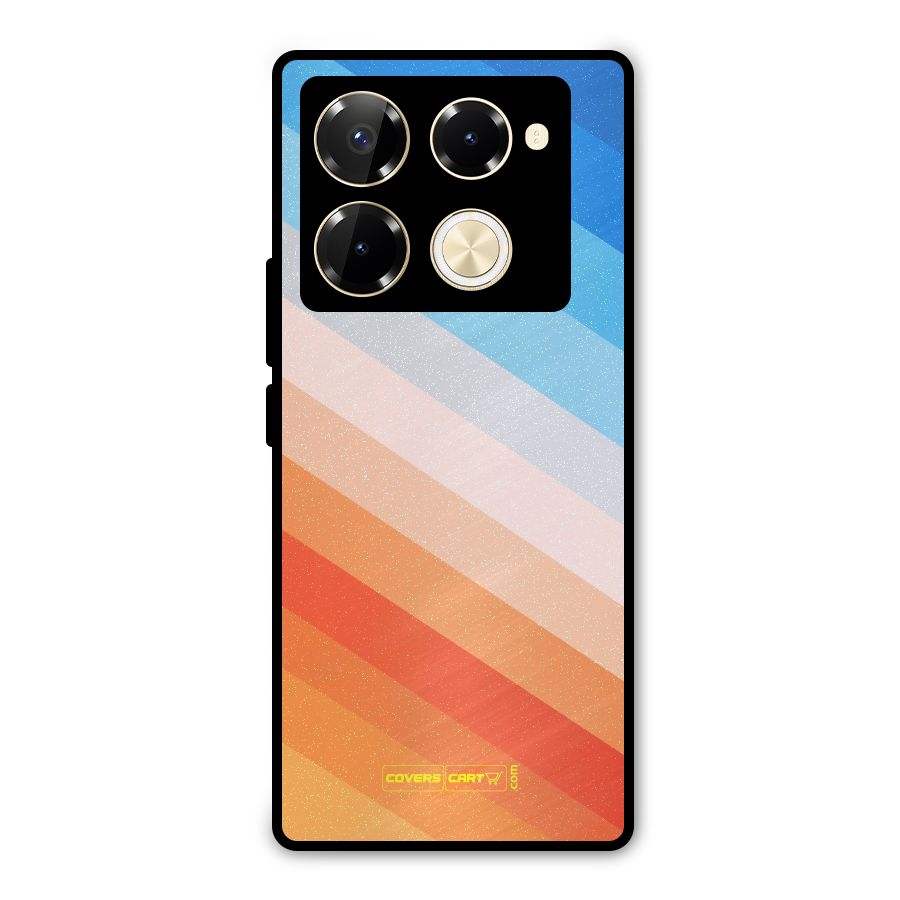 Jazzy Pattern Metal Back Case for Infinix Note 40 Pro Plus