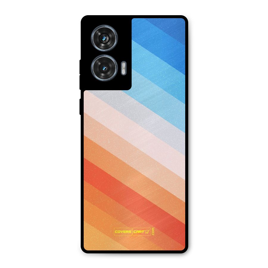 Jazzy Pattern Metal Back Case for Motorola Edge 50 Fusion
