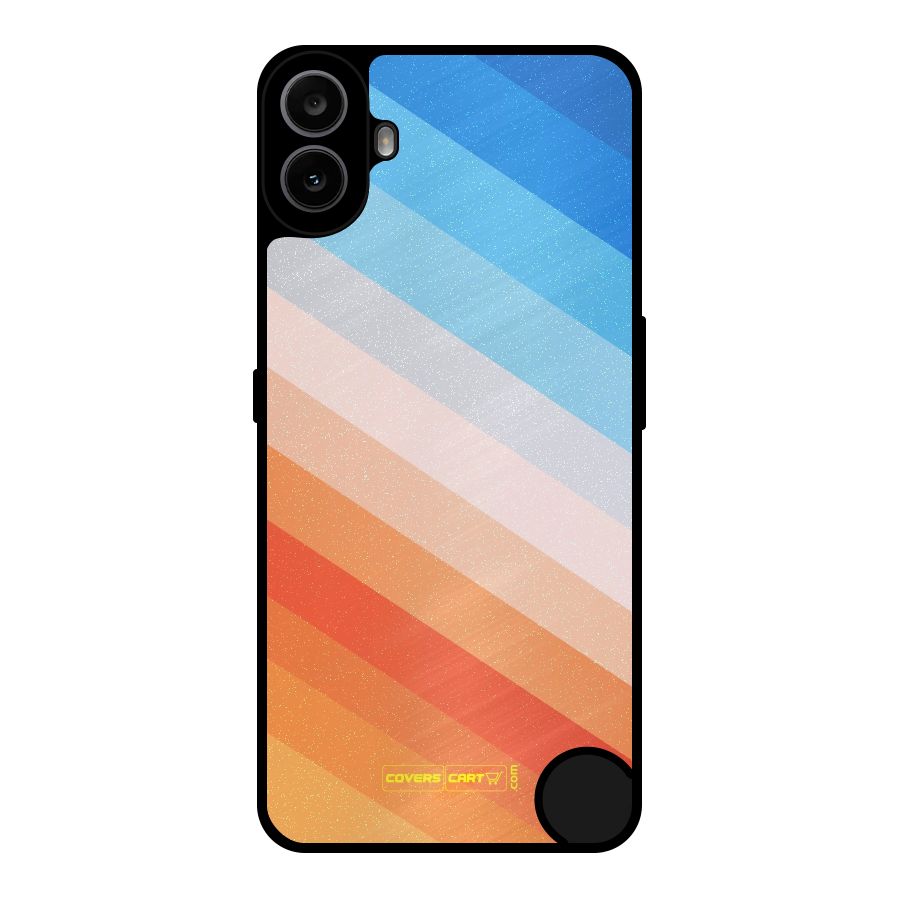 Jazzy Pattern Metal Back Case for Nothing CMF Phone 1