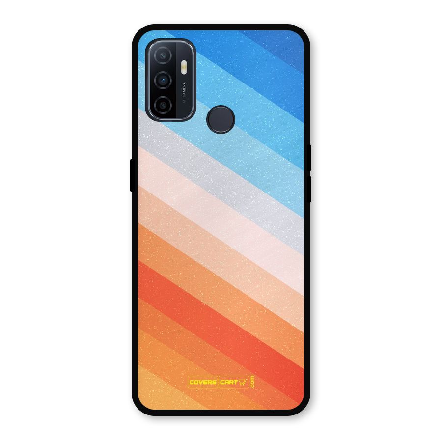 Jazzy Pattern Metal Back Case for Oppo A53