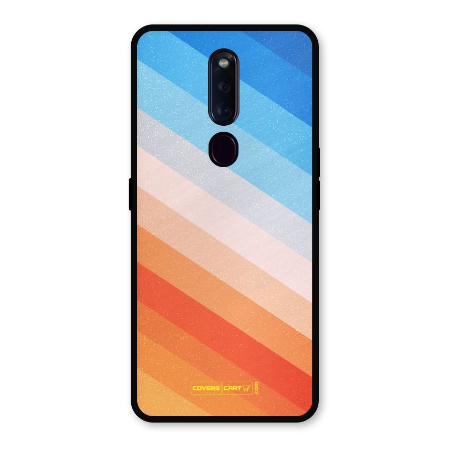 Jazzy Pattern Metal Back Case for Oppo F11 Pro