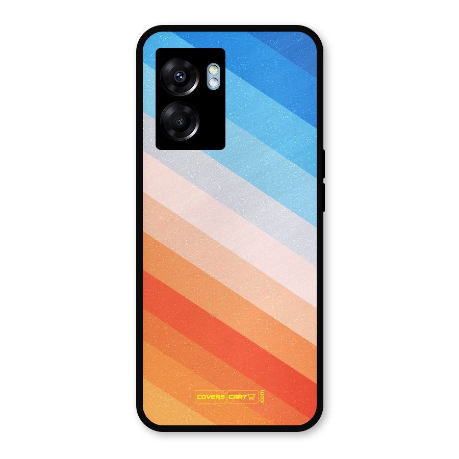 Jazzy Pattern Metal Back Case for Oppo K10 (5G)