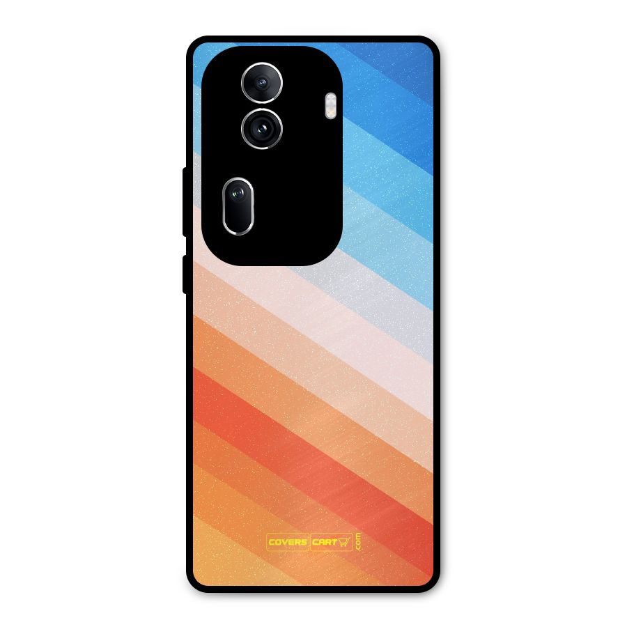 Jazzy Pattern Metal Back Case for Oppo Reno11 Pro 5G