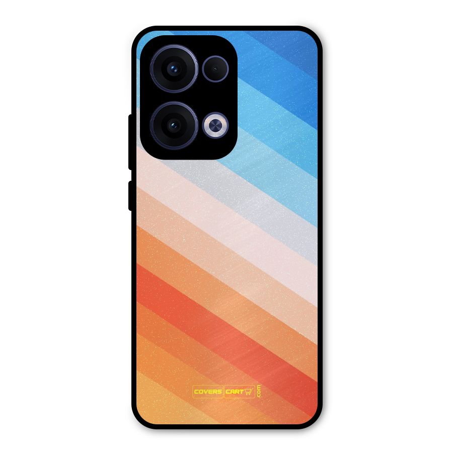 Jazzy Pattern Metal Back Case for Oppo Reno13