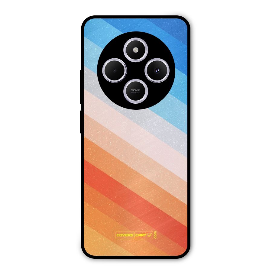 Jazzy Pattern Metal Back Case for Poco C75 5G