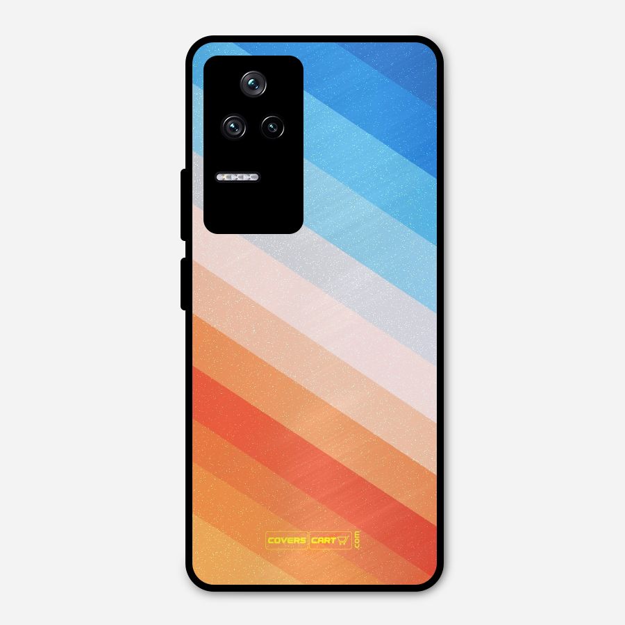 Jazzy Pattern Metal Back Case for Poco F4 5G