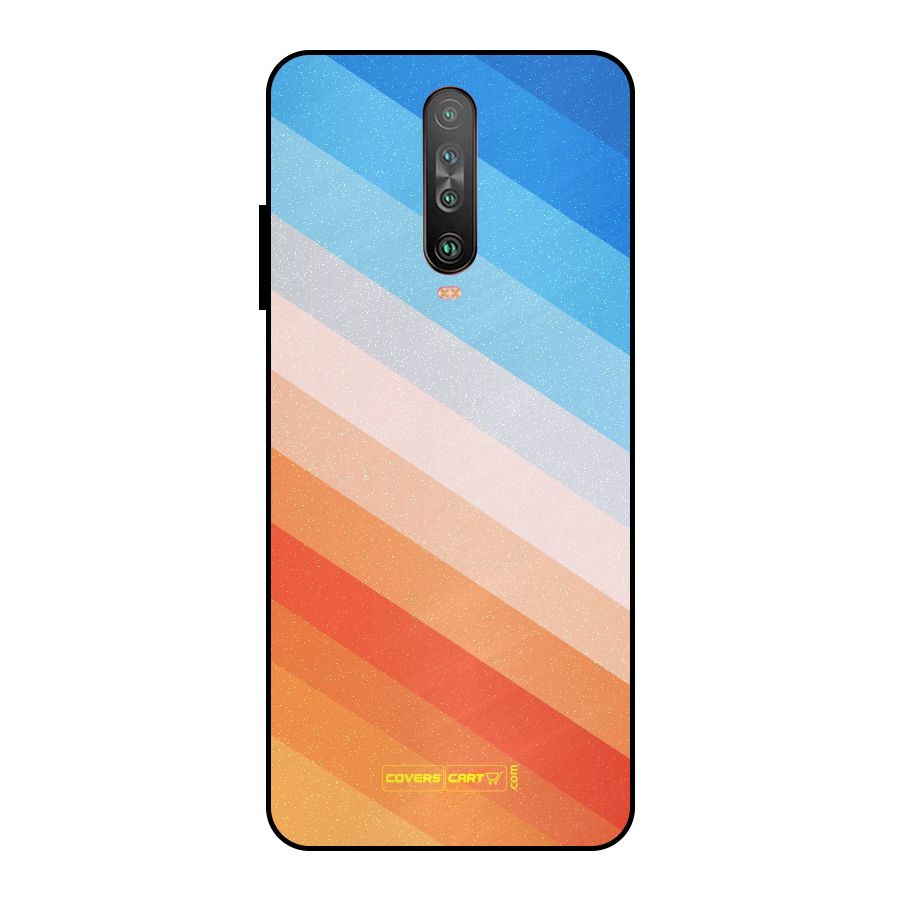 Jazzy Pattern Metal Back Case for Poco X2