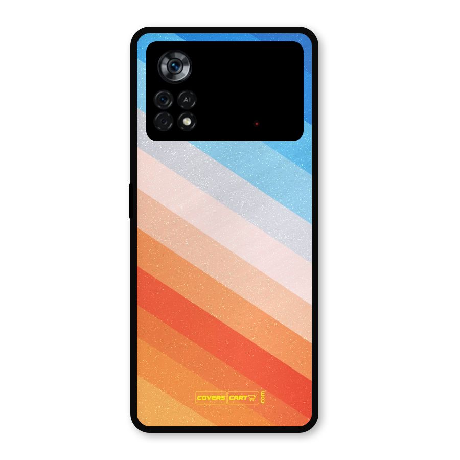 Jazzy Pattern Metal Back Case for Poco X4 Pro 5G