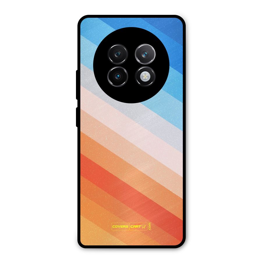 Jazzy Pattern Metal Back Case for Realme 13 Plus