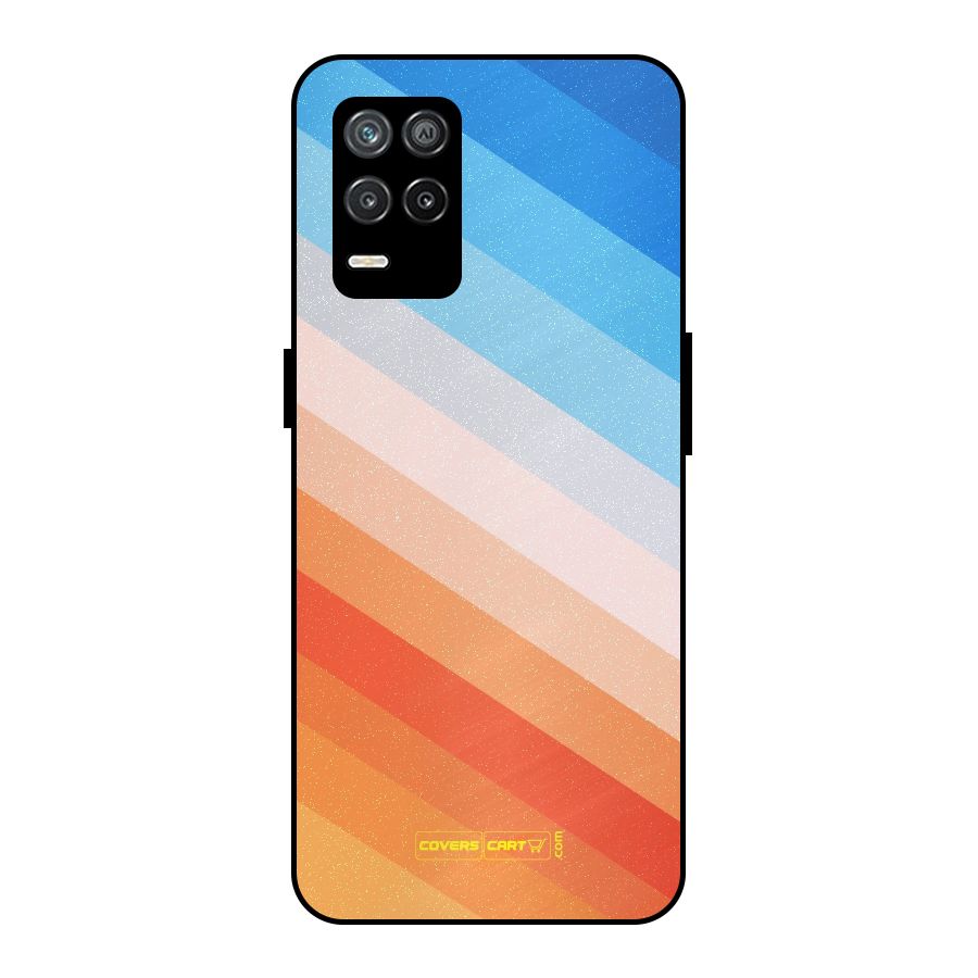 Jazzy Pattern Metal Back Case for Realme 8 5G