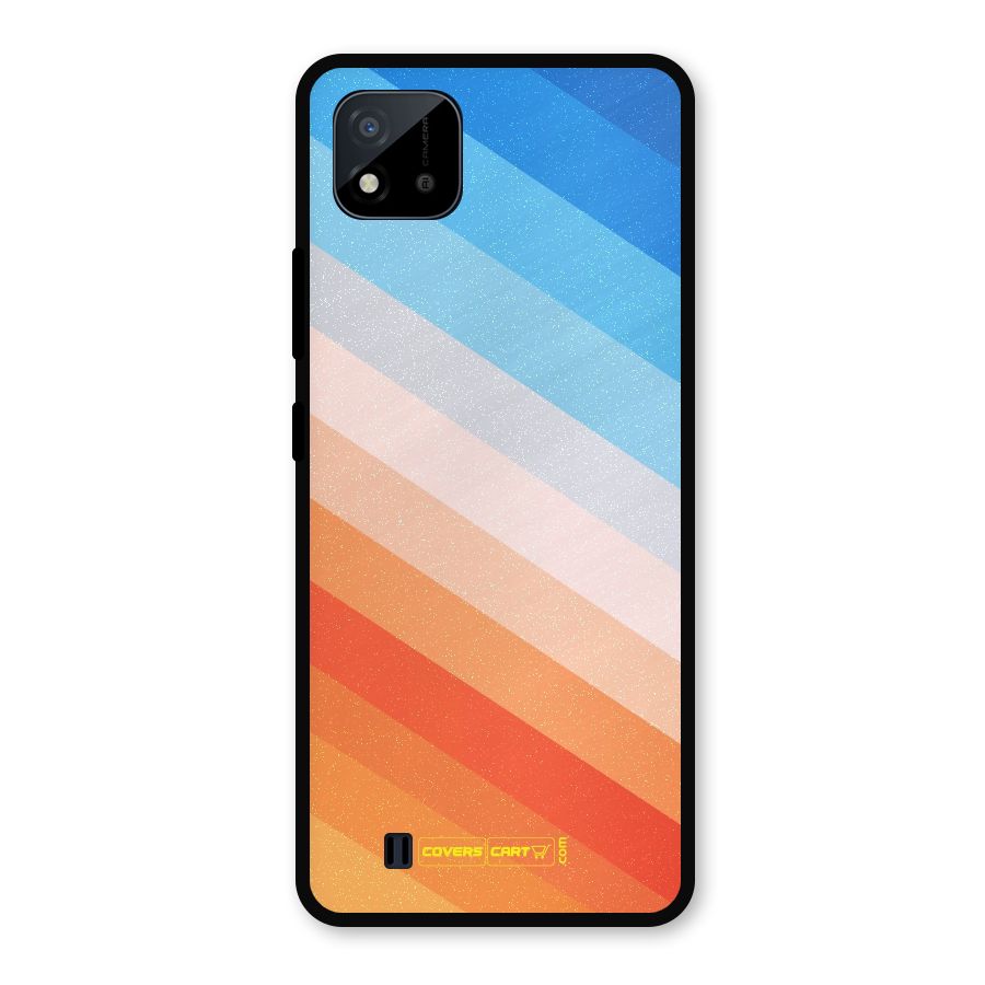 Jazzy Pattern Metal Back Case for Realme C11 2021