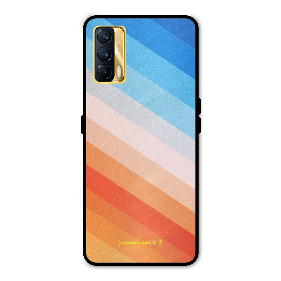 Jazzy Pattern Metal Back Case for Realme X7