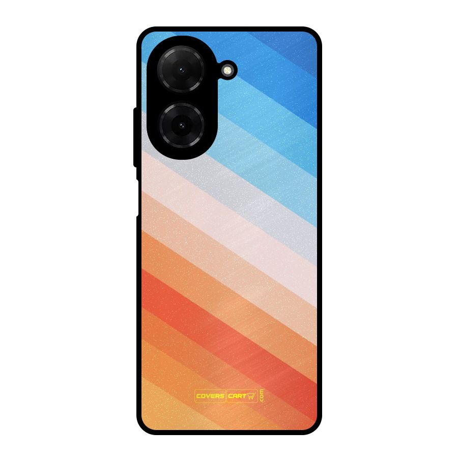 Jazzy Pattern Metal Back Case for Redmi A5 4G