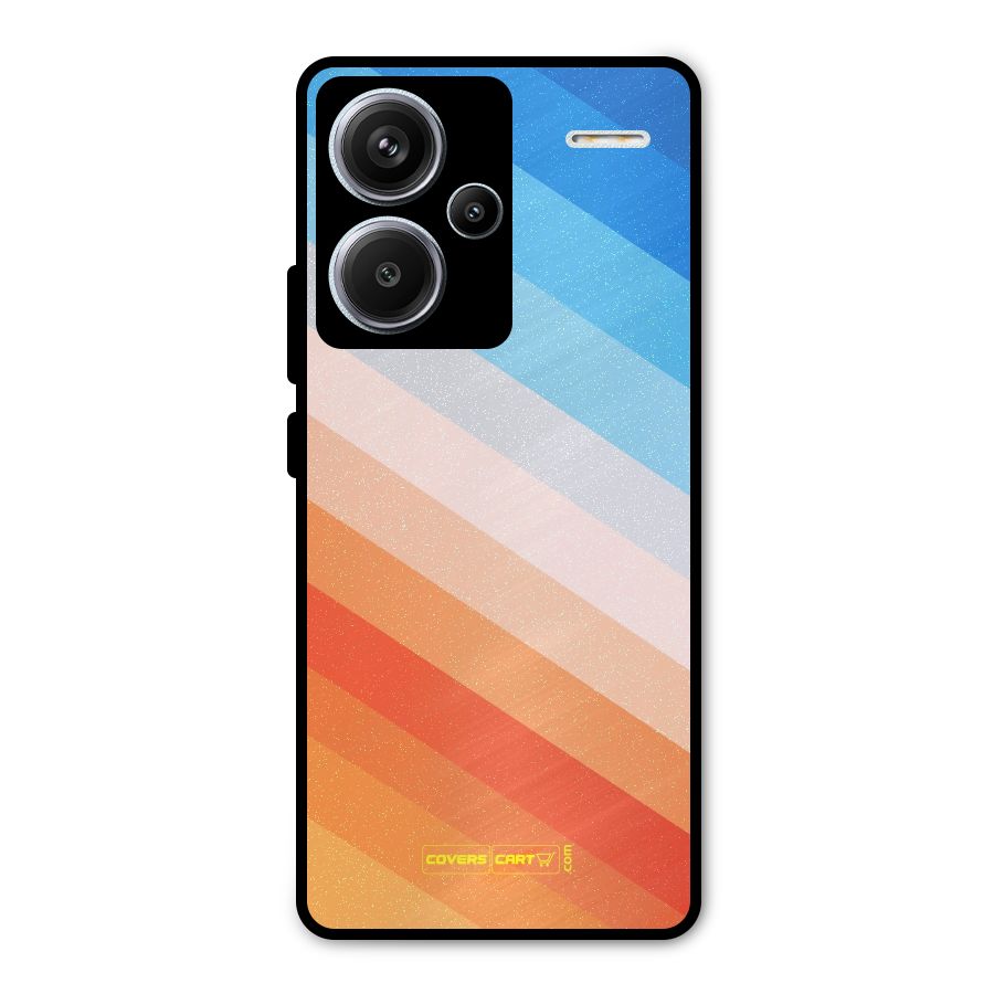 Jazzy Pattern Metal Back Case for Redmi Note 13 Pro Plus
