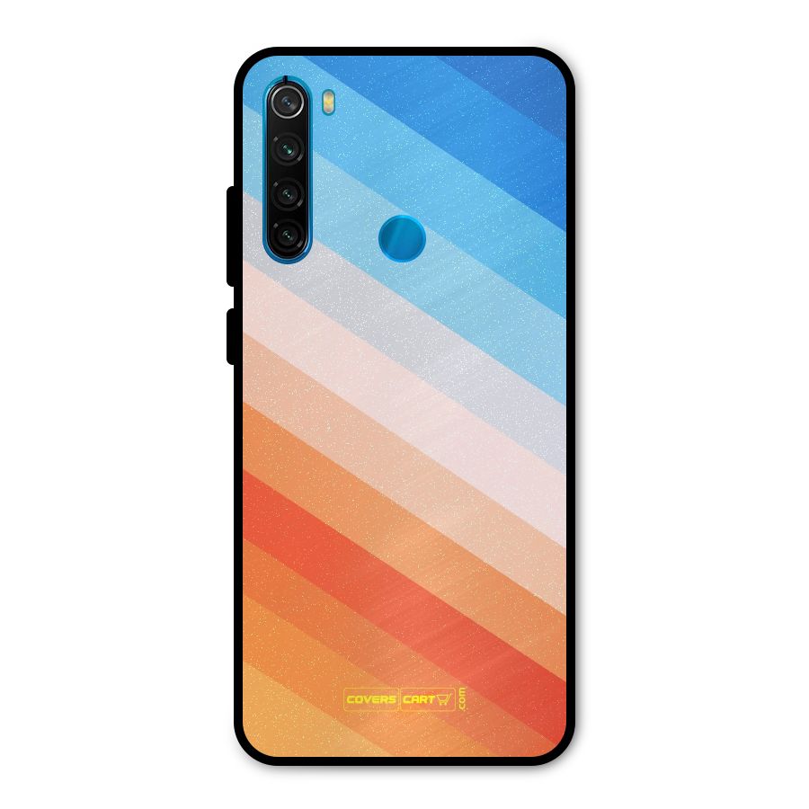 Jazzy Pattern Metal Back Case for Redmi Note 8