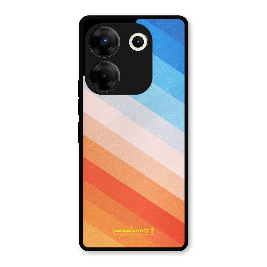 Jazzy Pattern Metal Back Case for Tecno Camon 20 Pro