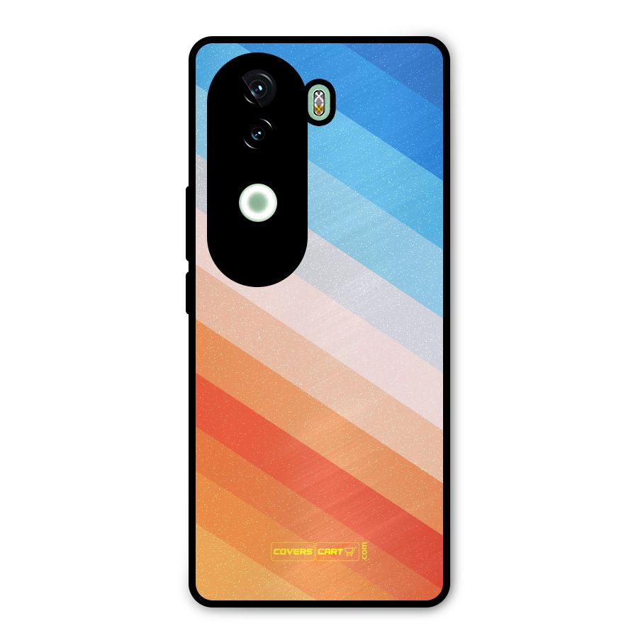 Jazzy Pattern Metal Back Case for Vivo V40e