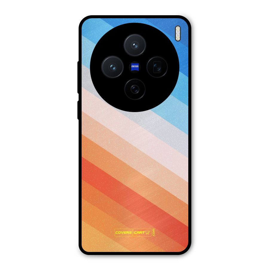 Jazzy Pattern Metal Back Case for Vivo X200