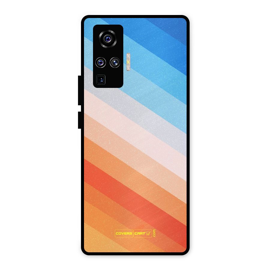 Jazzy Pattern Metal Back Case for Vivo X50 Pro
