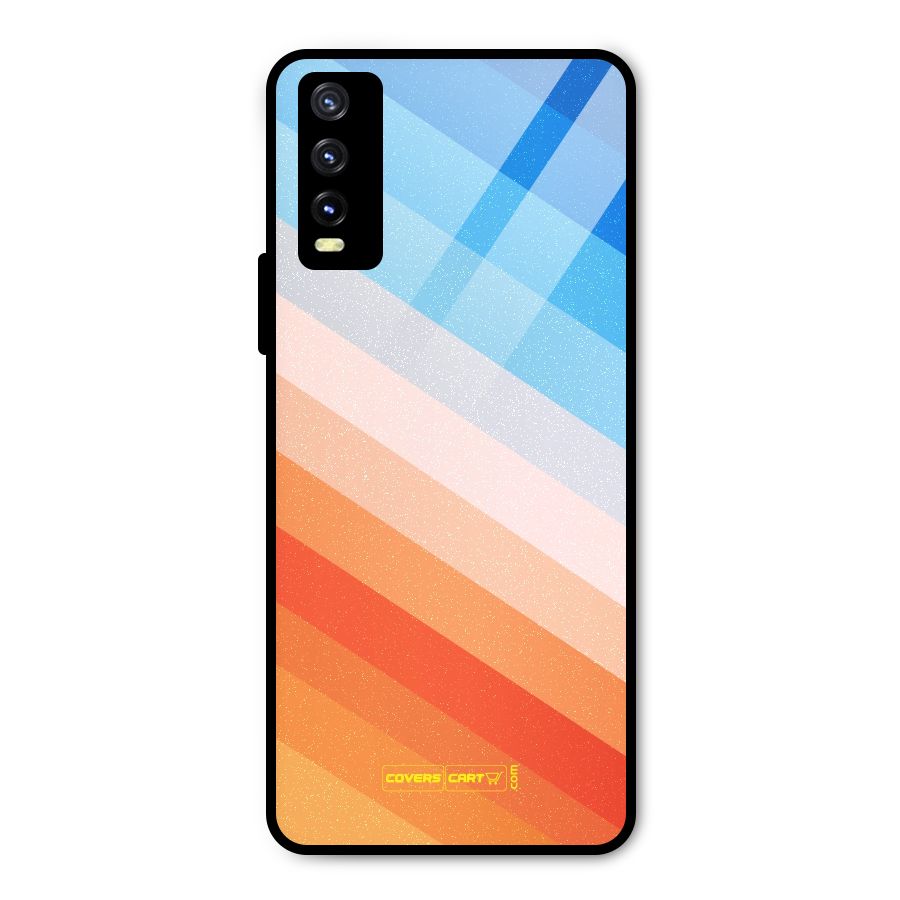 Jazzy Pattern Metal Back Case for Vivo Y20i