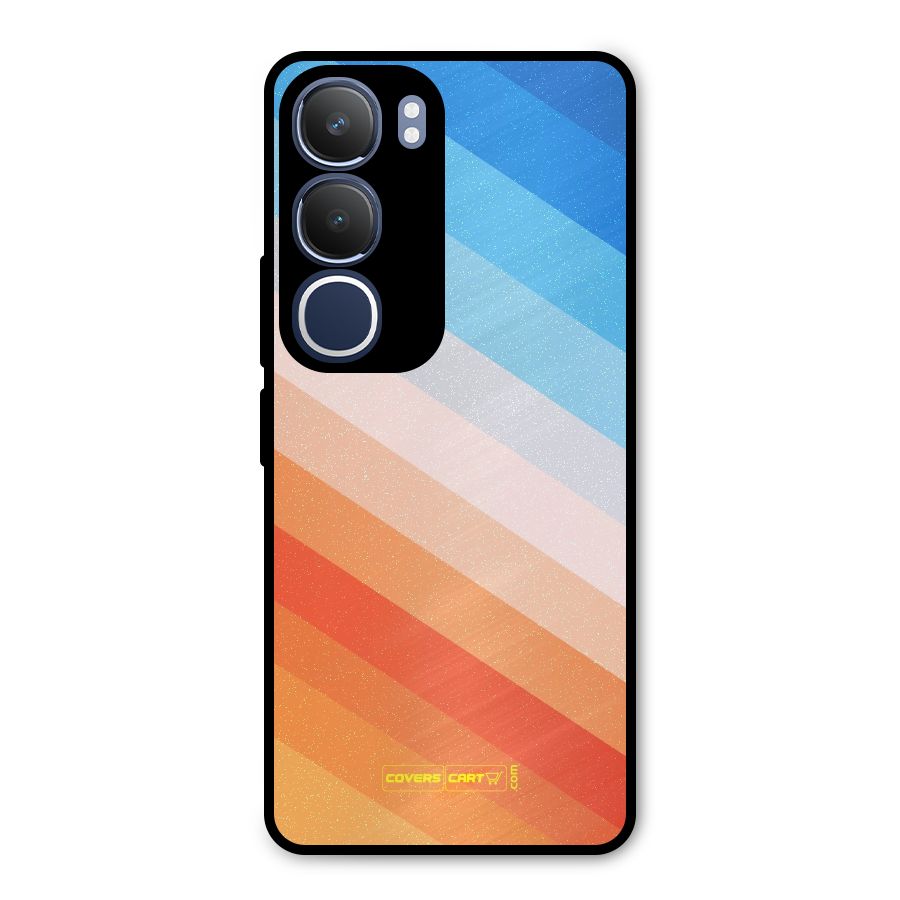 Jazzy Pattern Metal Back Case for Vivo Y29