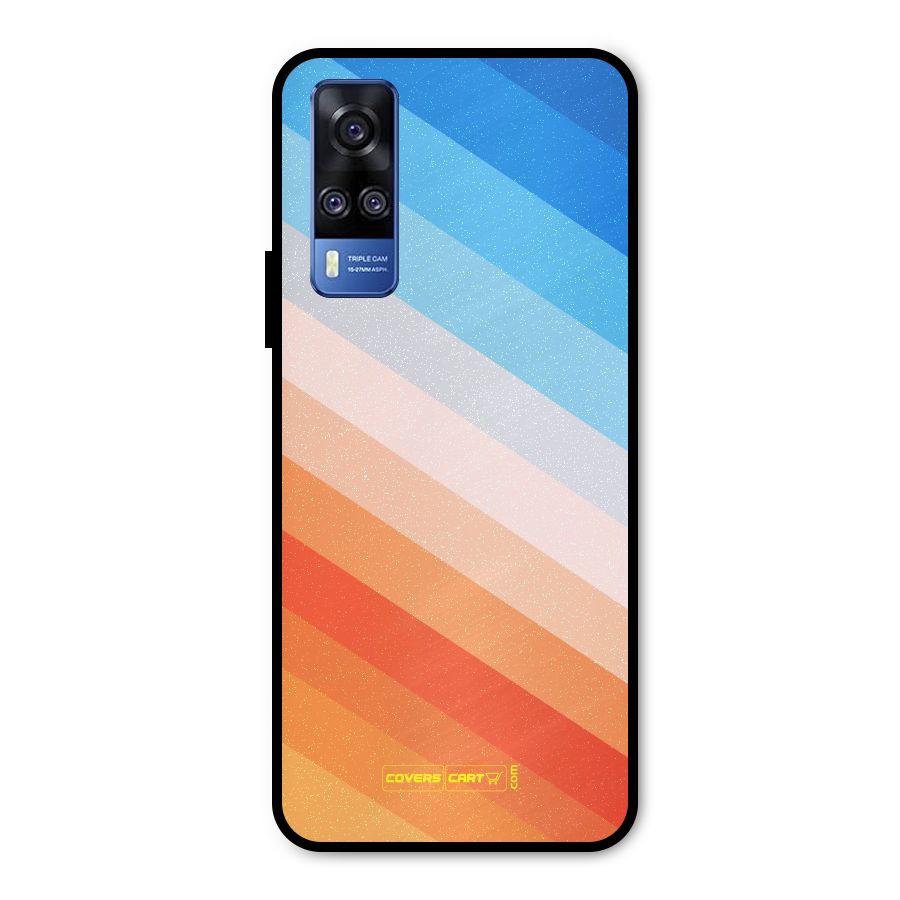 Jazzy Pattern Metal Back Case for Vivo Y31