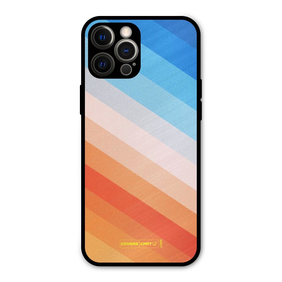 Jazzy Pattern Metal Back Case for iPhone 12 Pro Max